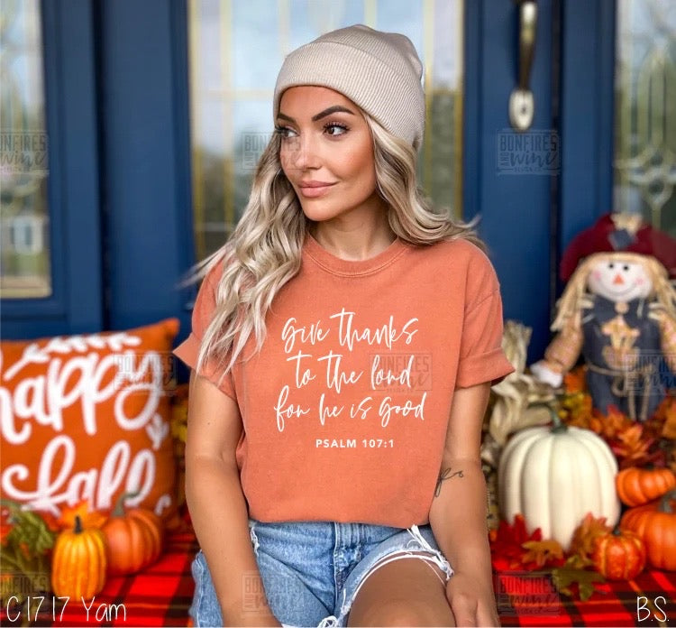 Give thanks to the Lord