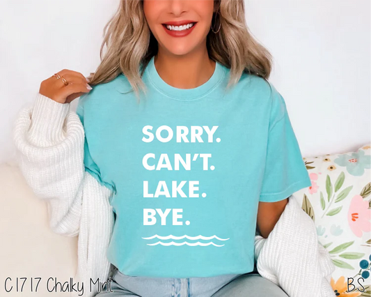 Lake Sorry Can't Bye