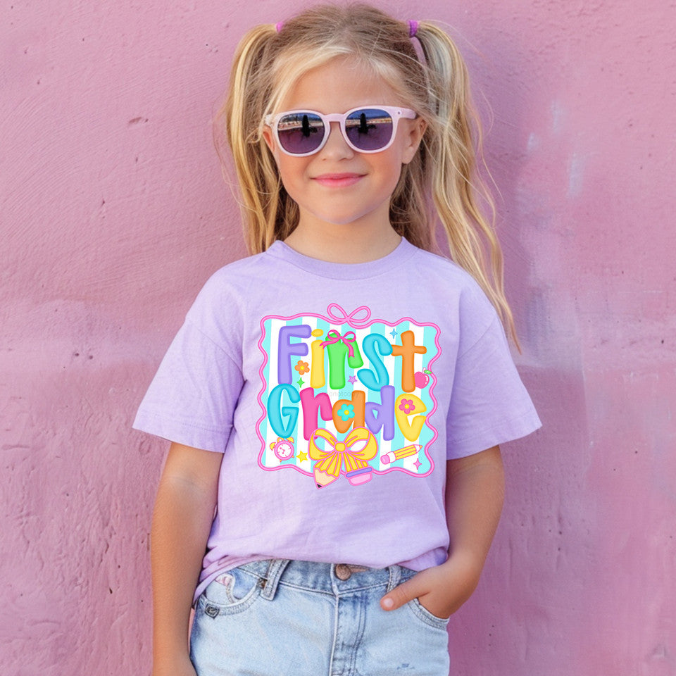 Back To School Coquette Bow - first grade