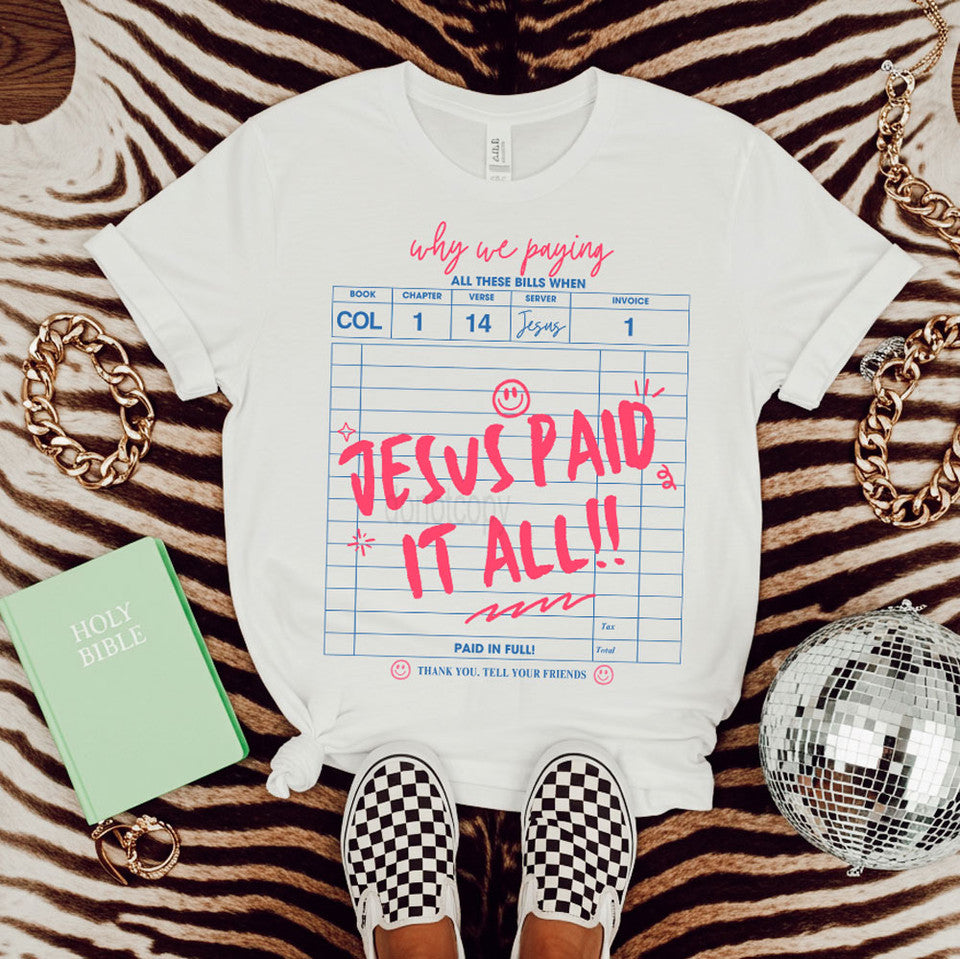 Jesus paid it all