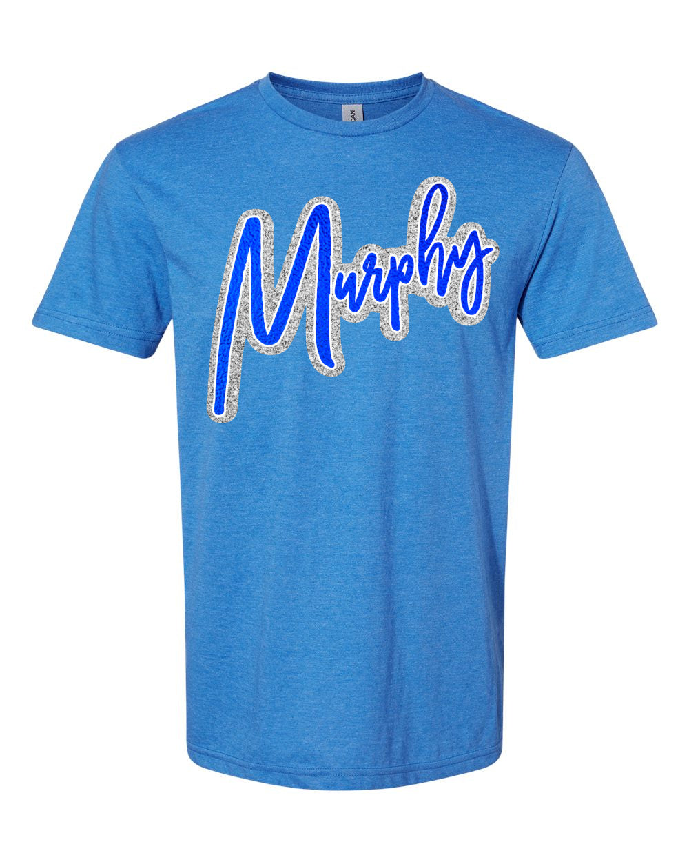 Murphy Blue & Silver Faux Glitter