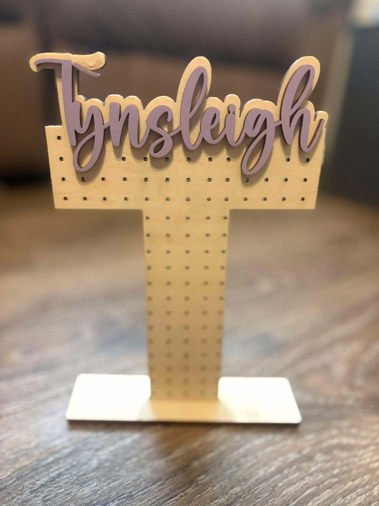 PREORDER: Personalized Name Wood Earring Holder 1.12.26