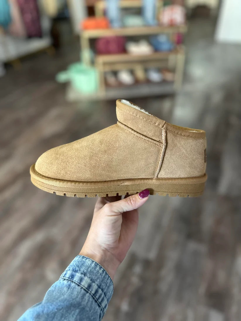 PREORDER - CUTOFF 10/18 -  Faux Fur Lined Shortie Boots - ADULT -