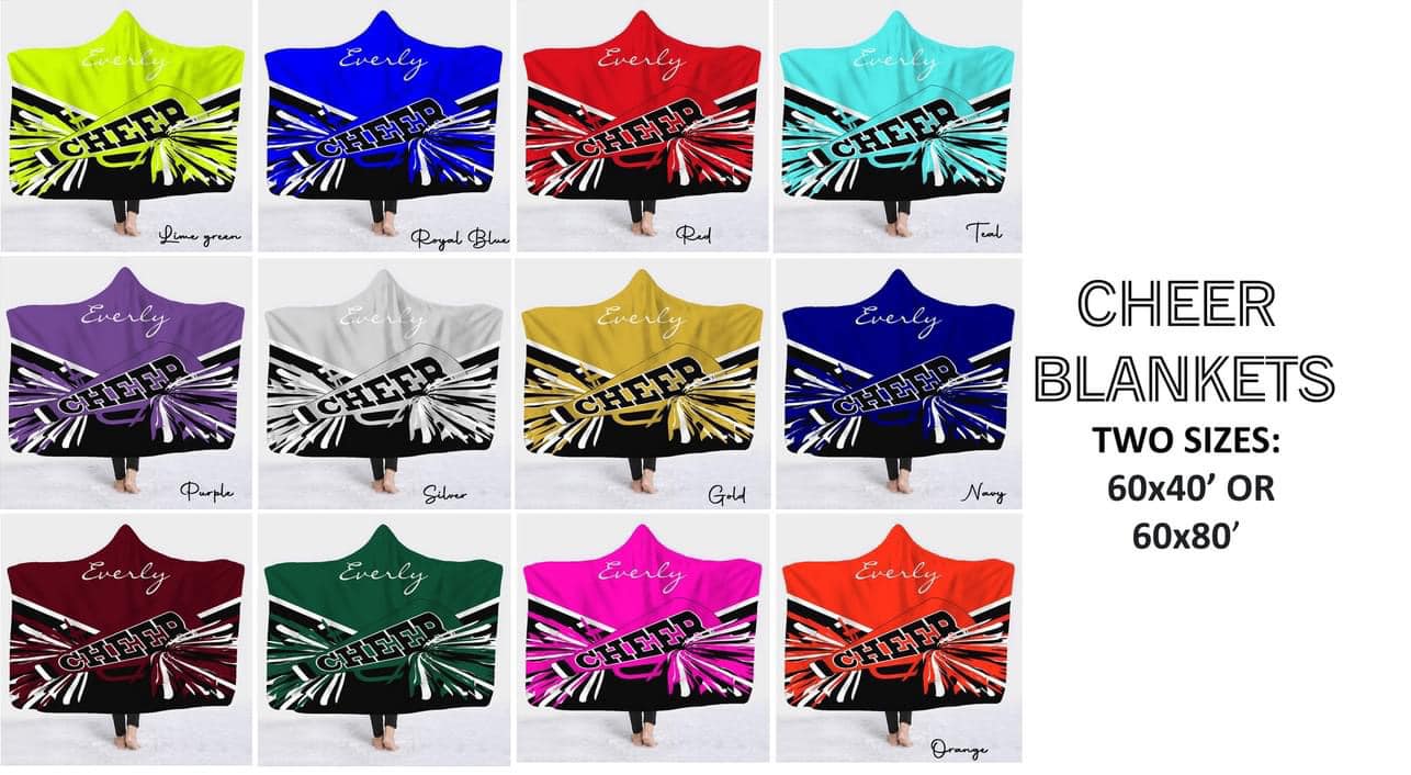 Custom Name Sports Blanket - ADD NAME AND FONT STYLE TO COLOR CHOICE BOX
