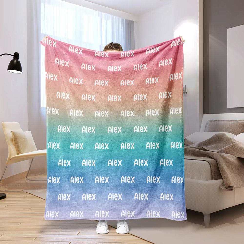 PREORDER: Repeating Name Blanket (bestseller) 1.12.26