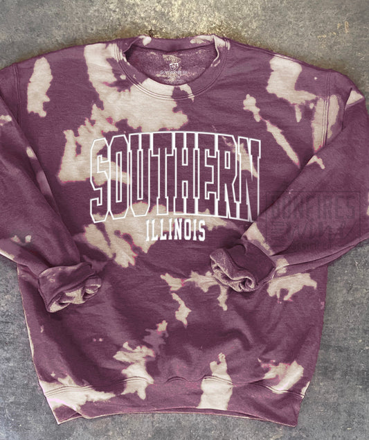 SOUTHERN ILLINOIS - Bleached sweatshirt