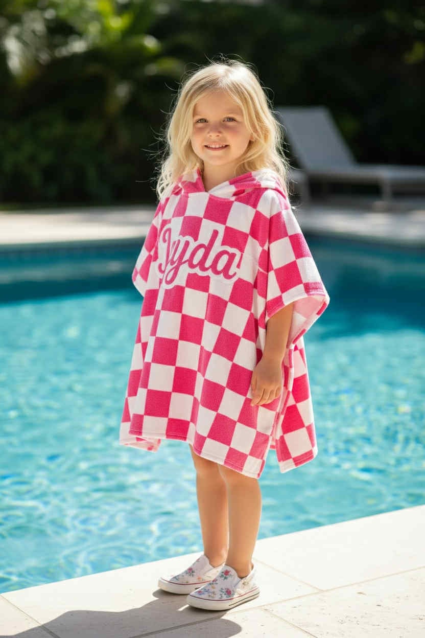 PREORDER: Custom Hooded Towel - Solid or Checker 1.12.26