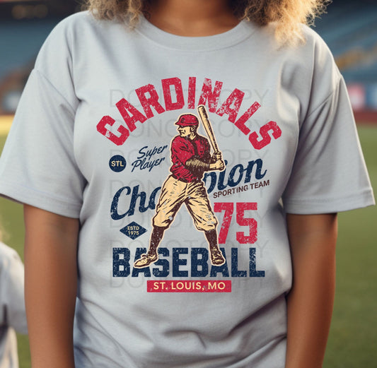 Vintage cardinals baseball