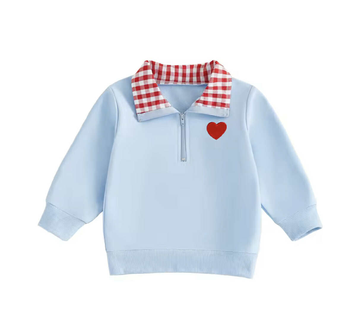 PREORDER: Kids Checkered Love Pullover 1.12.26 osym