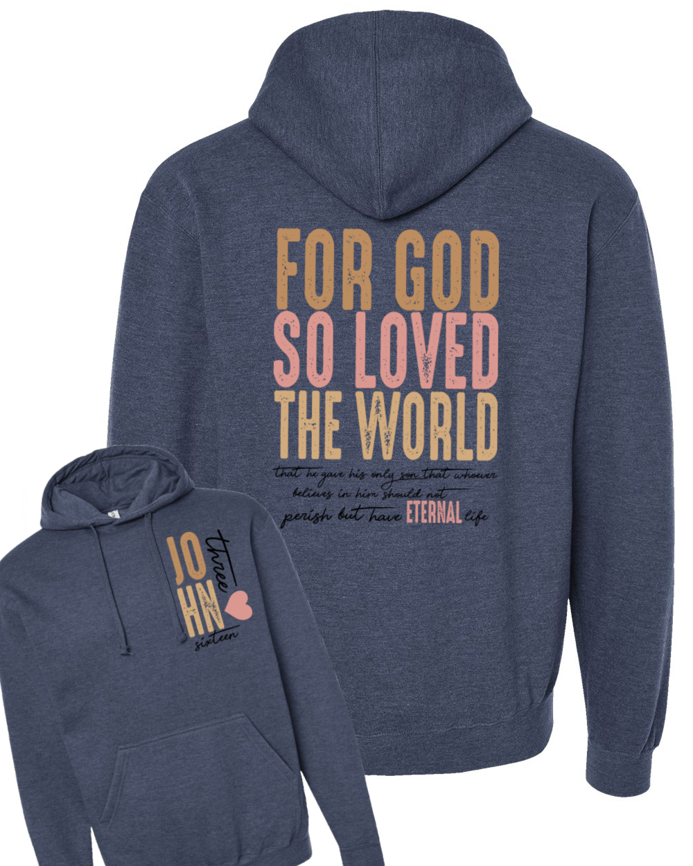 John 3:16 - front & back design