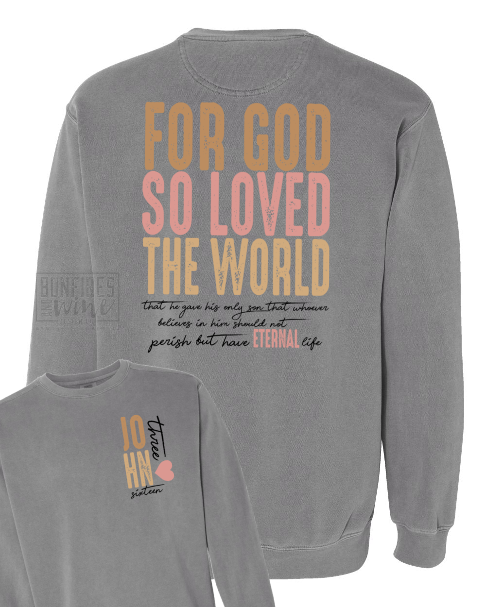 John 3:16 - front & back design