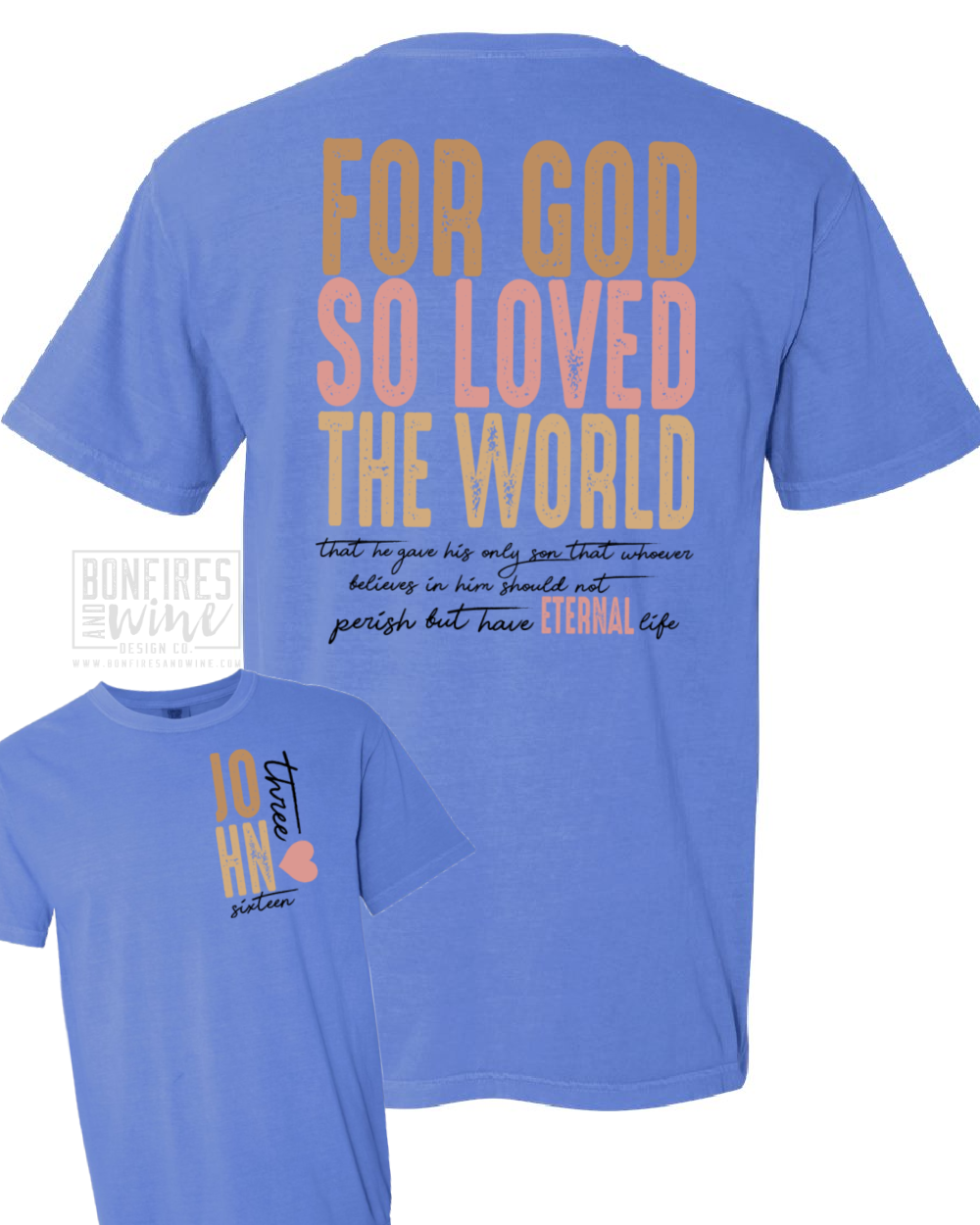 John 3:16 - front & back design