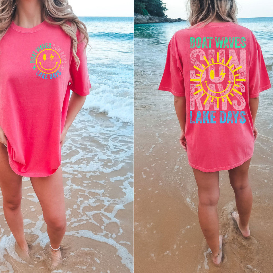 Boat Waves front and back