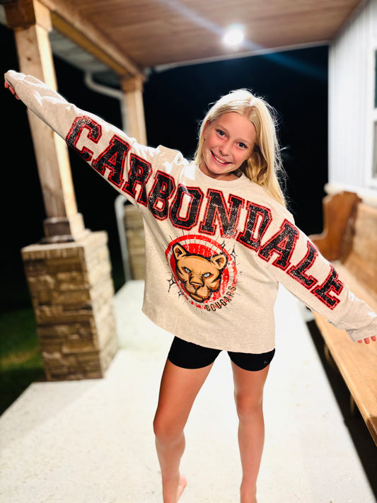Carbondale Cougars  - XL letters