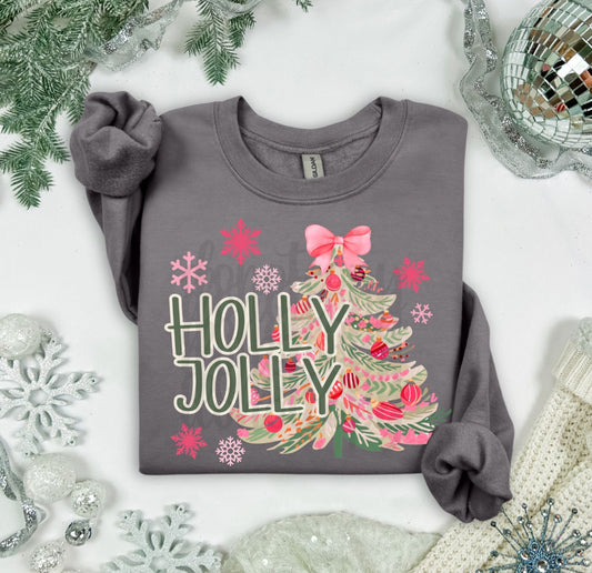 Holly jolly pink tree