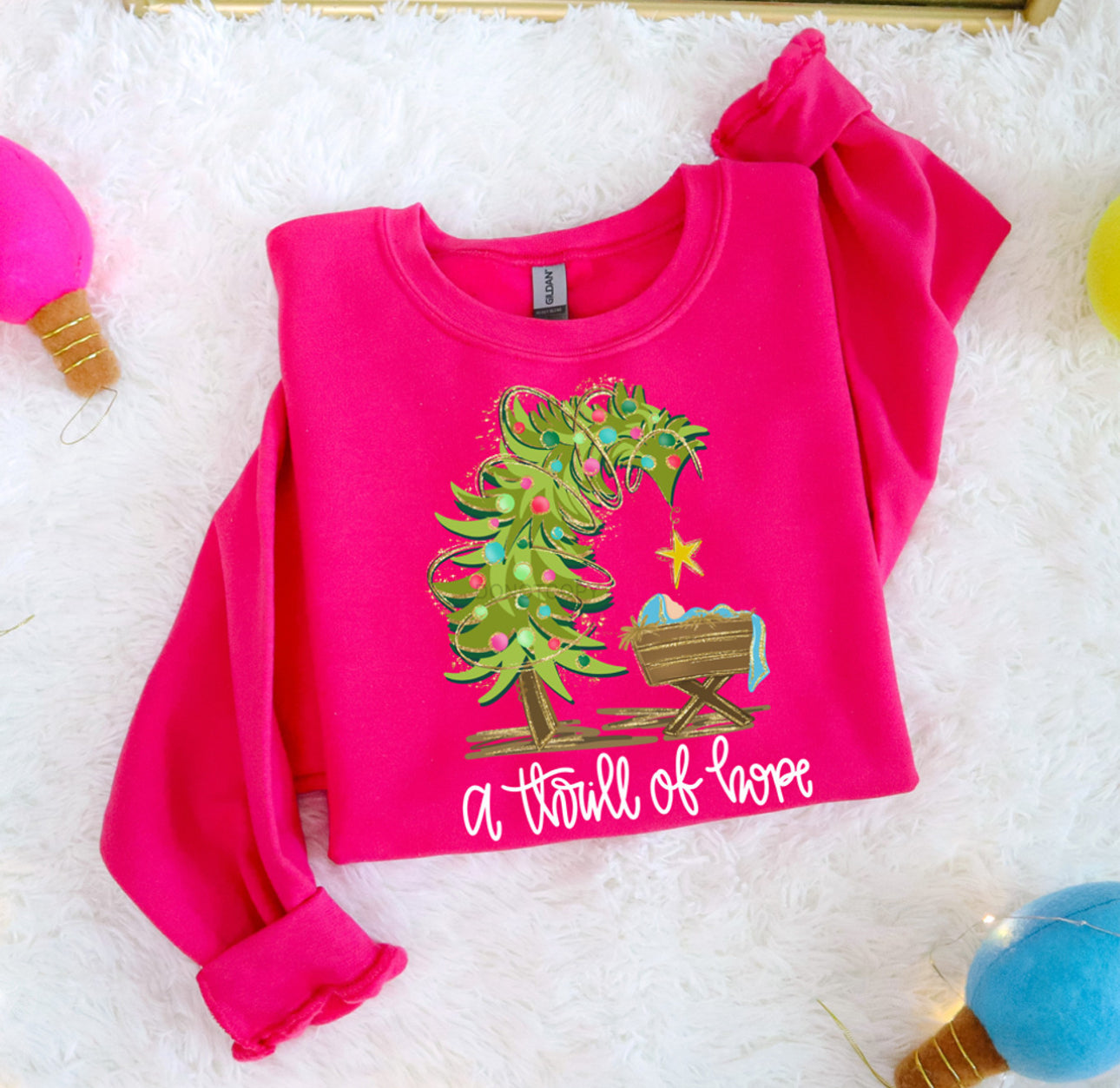 A thrill of hope baby Jesus