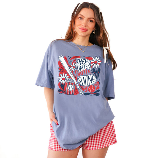 Hey Batter Batter Swing Floral