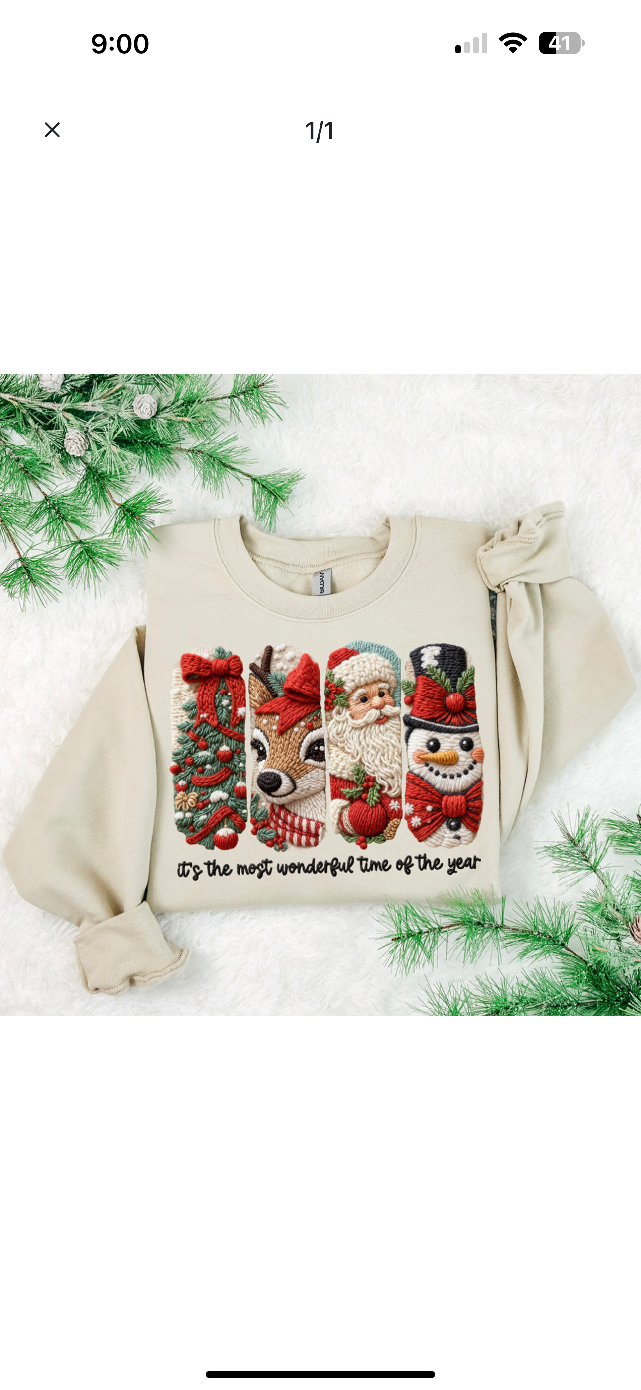 Faux Yarn Most Wonderful time of year