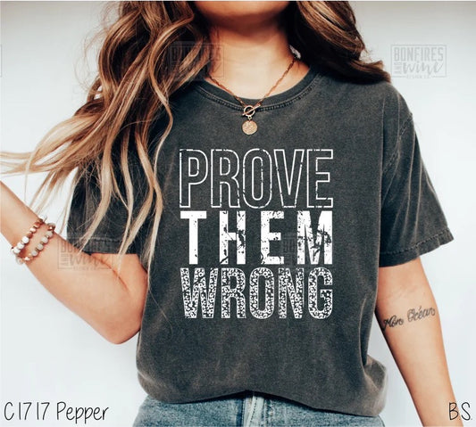Prove them wrong