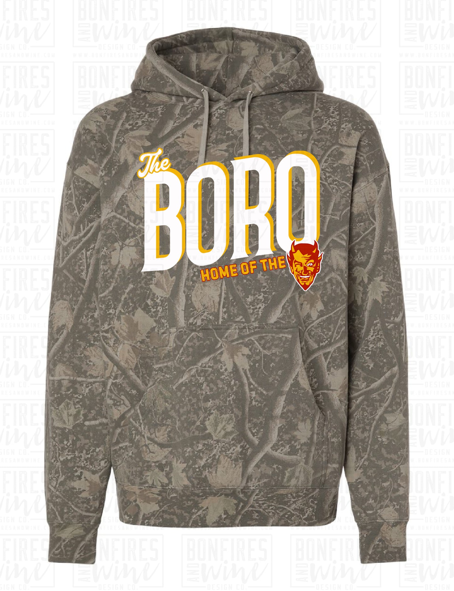 The Boro - Red Devils - CAMO HOODIE