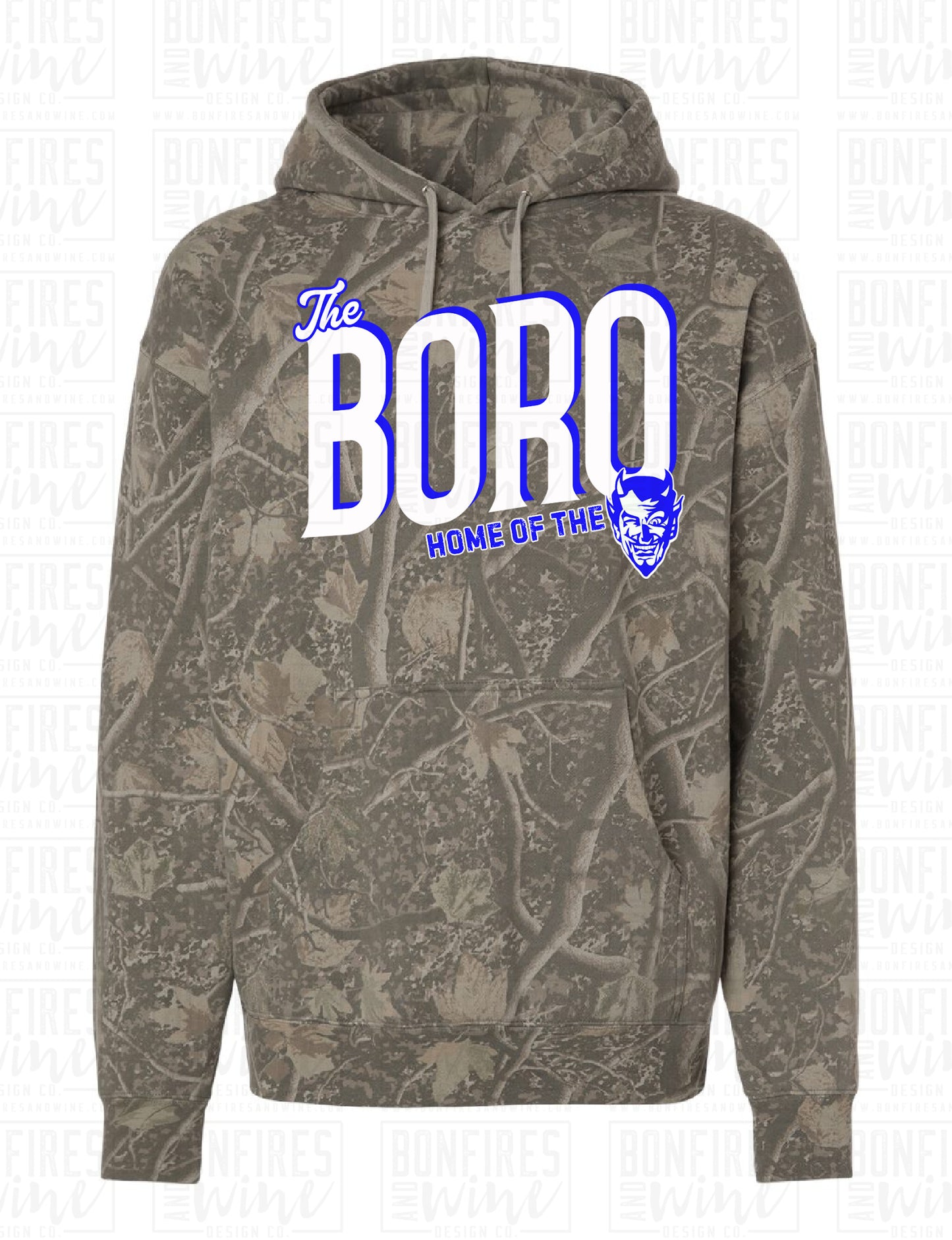 The Boro - Blue Devils - CAMO HOODIE