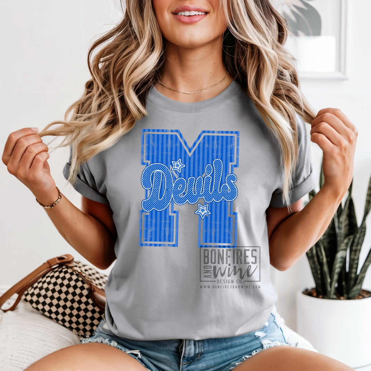 M - Blue Devils Stripes