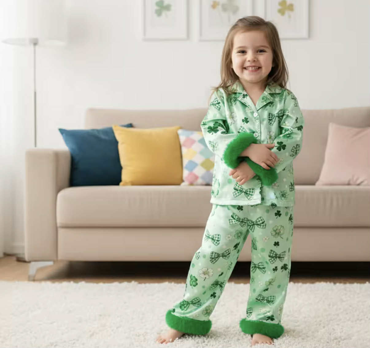 PREORDER: Lucky Bow PJ's  1.12.26