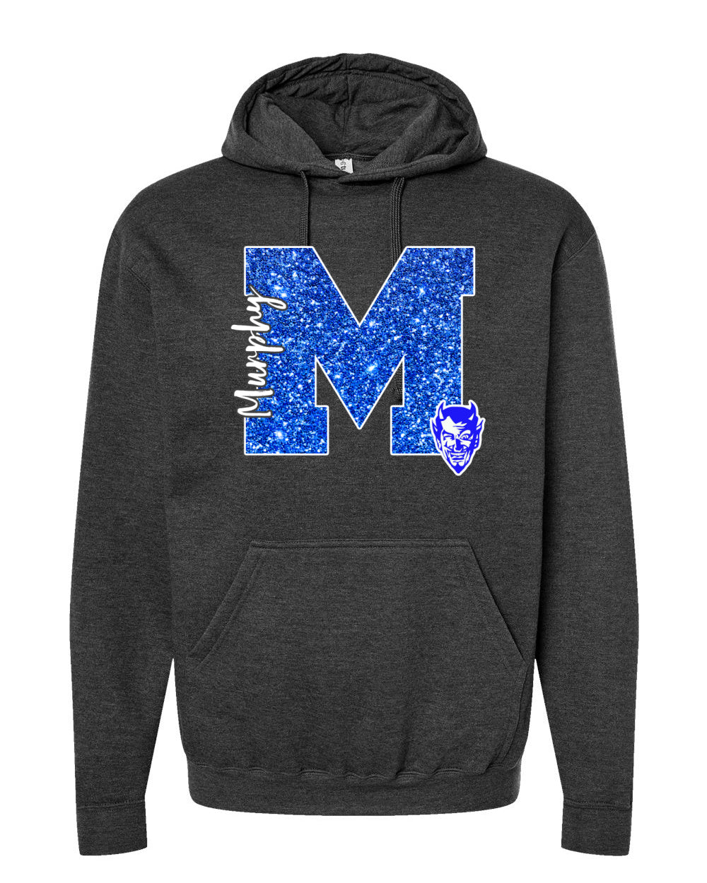 Blue Devils M Faux Glitter