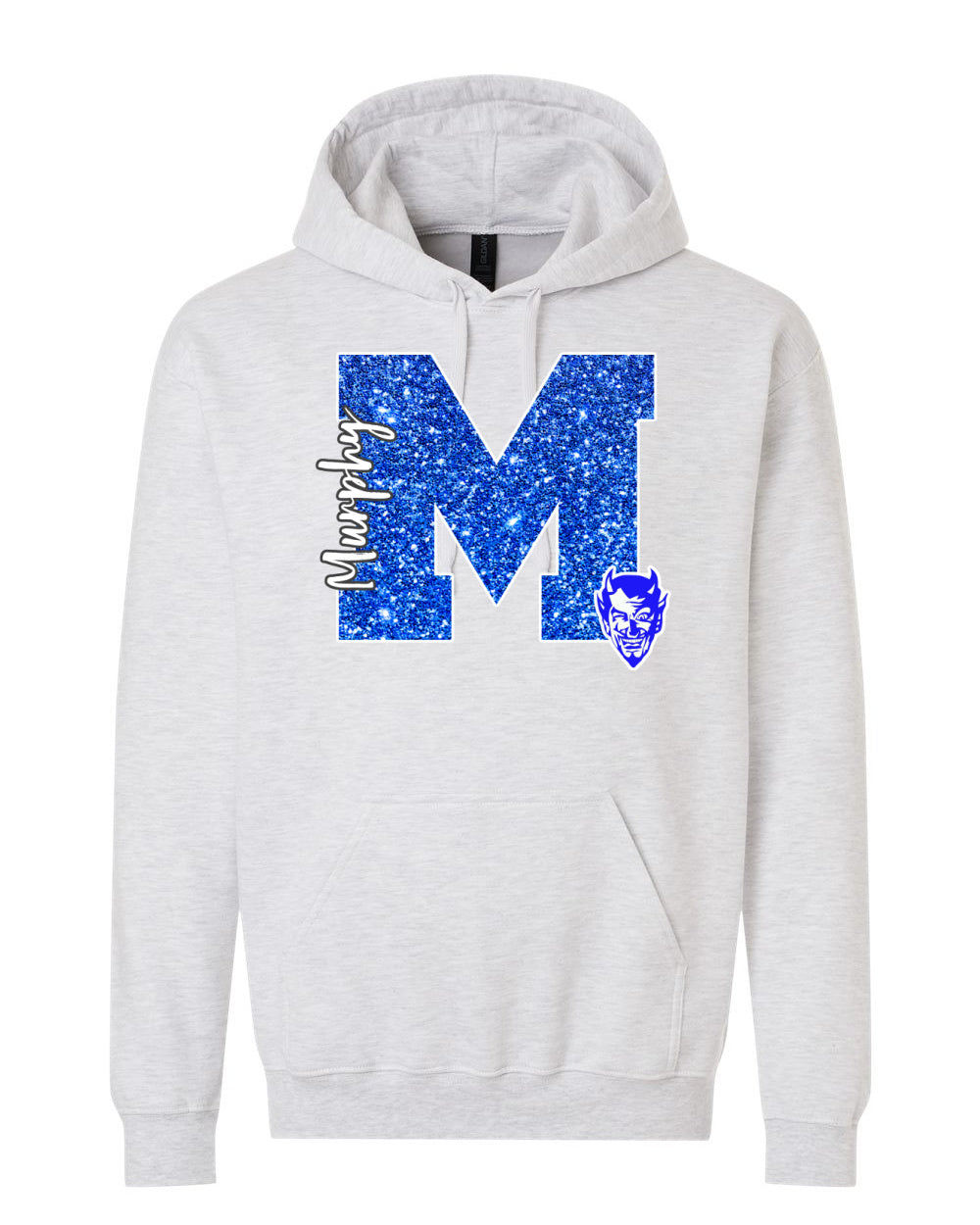 Blue Devils M Faux Glitter