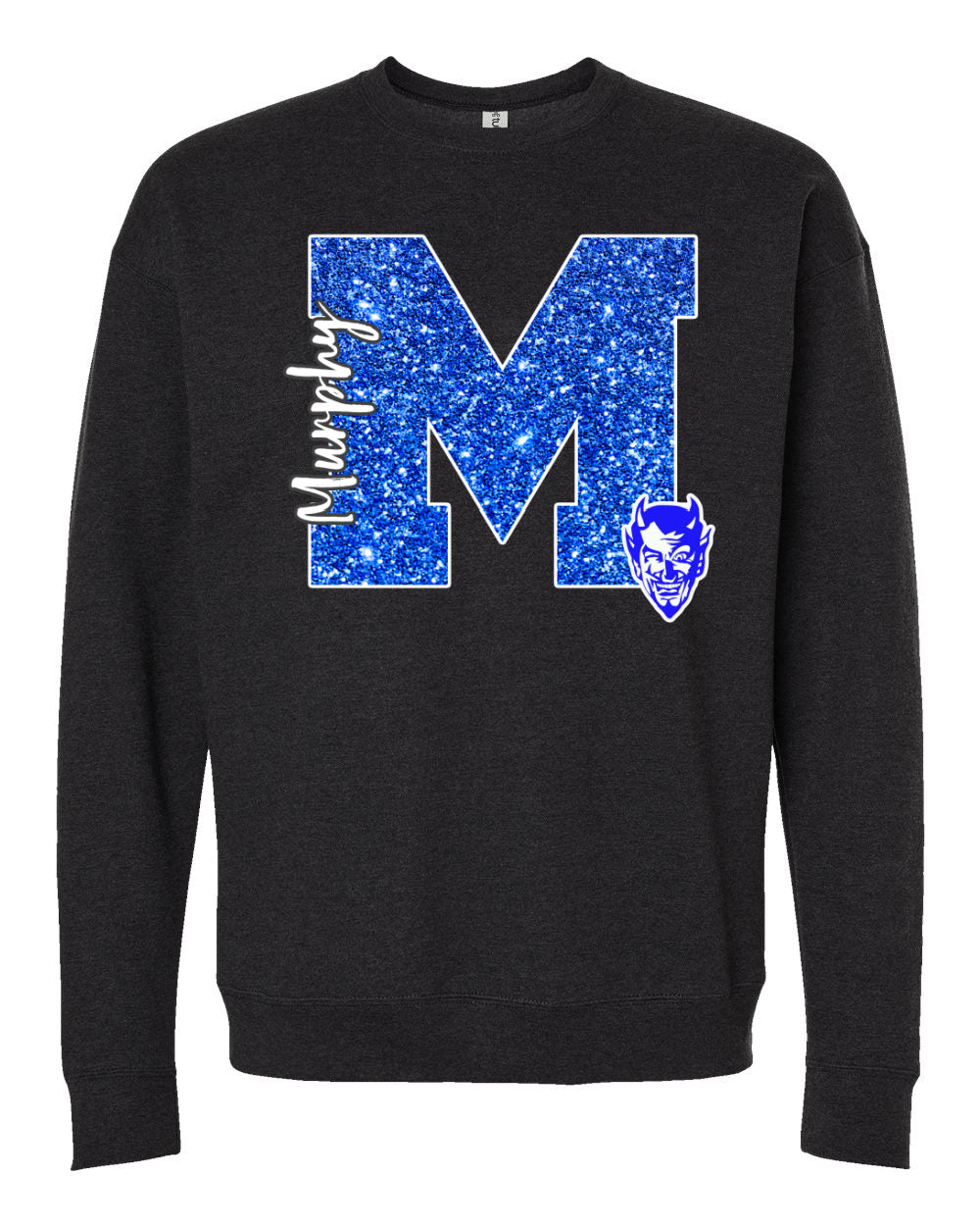 Blue Devils M Faux Glitter