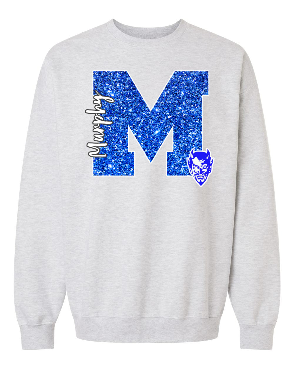 Blue Devils M Faux Glitter