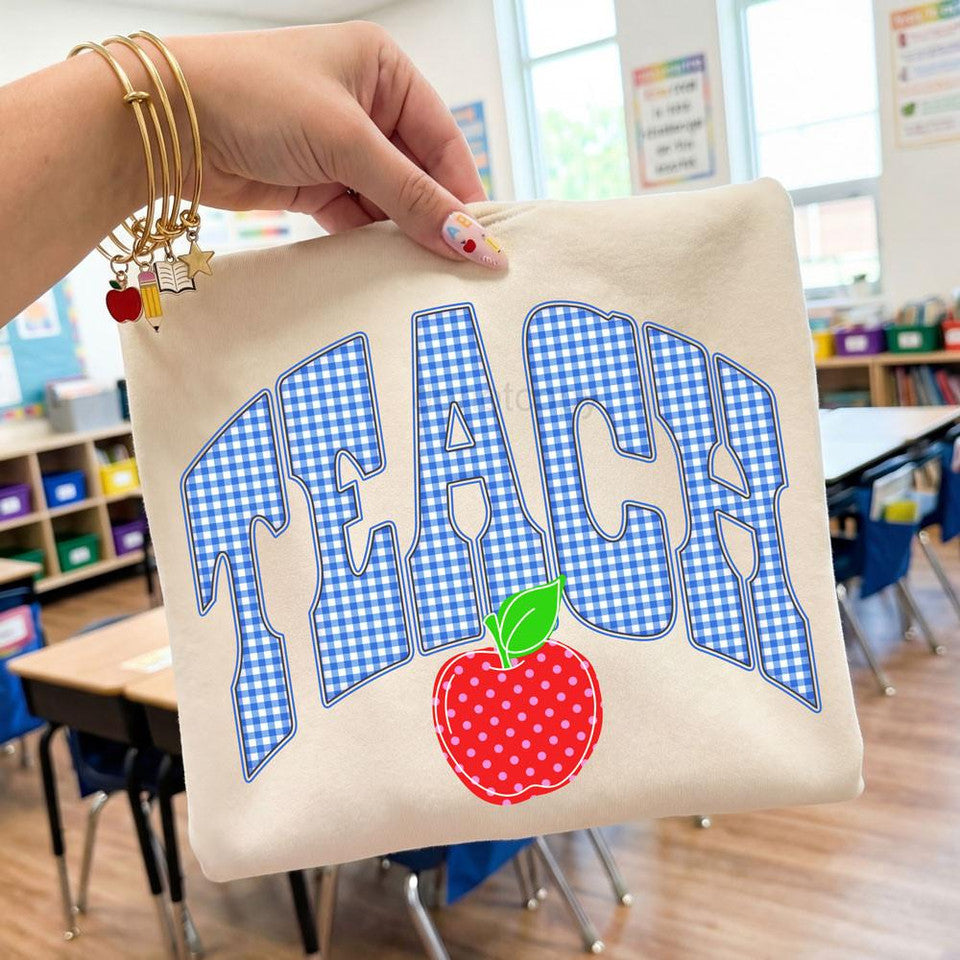 Gingham Apple School Staff - Teach