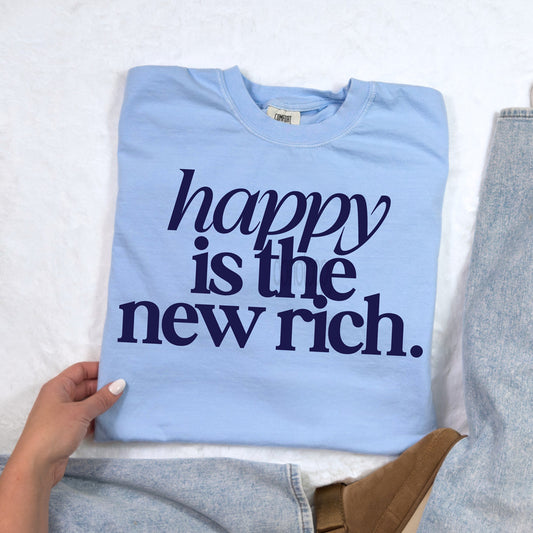 Happy Is The New Rich NAVY