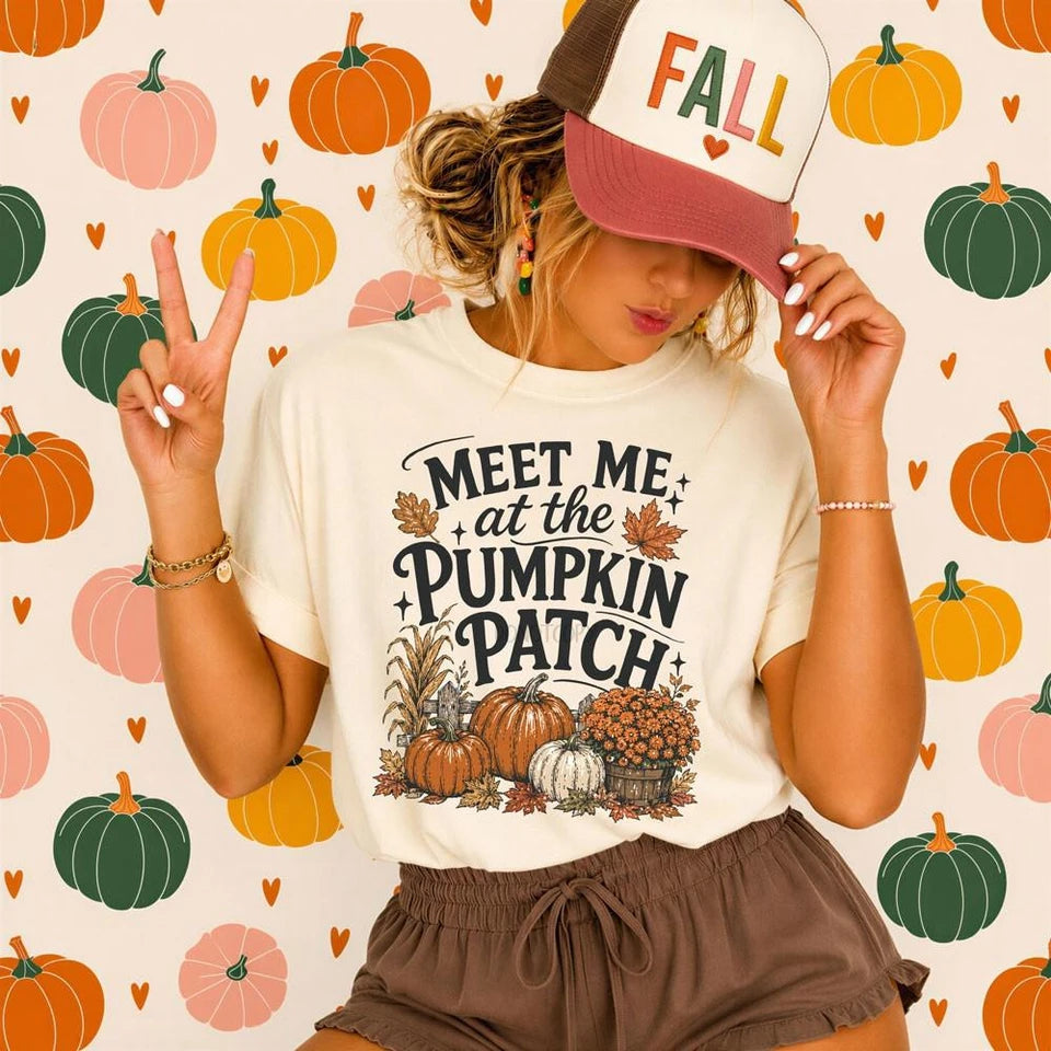 Meet me at the pumpkin patch - BLACK - THANKFUL THURSDAY 9/24