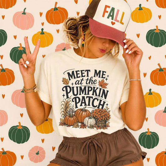 Meet me at the pumpkin patch - BLACK - THANKFUL THURSDAY 9/24