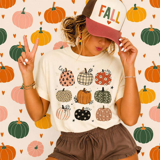 Neutral Pattern Pumpkin