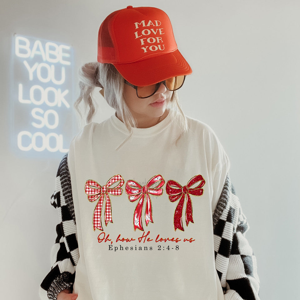 Oh How He Loves Us Bow Trio BLACK