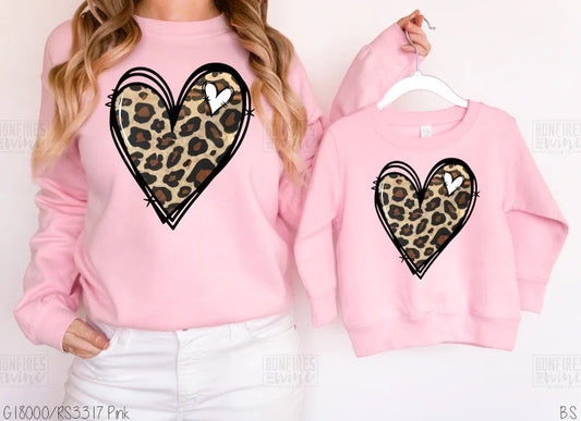 YOUTH -Large Leopard Heart - YOUTH