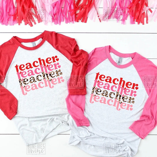 Teacher Hearts Stacked